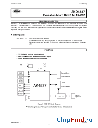 Datasheet AKD4537 manufacturer AKM